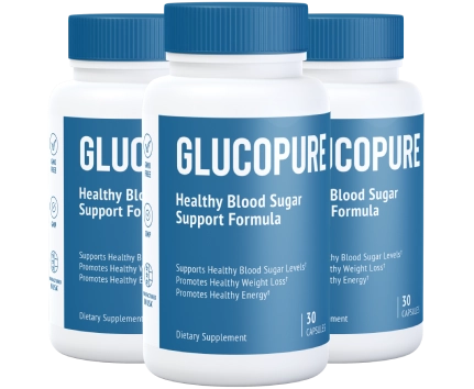 GlucoPure 3 bottles